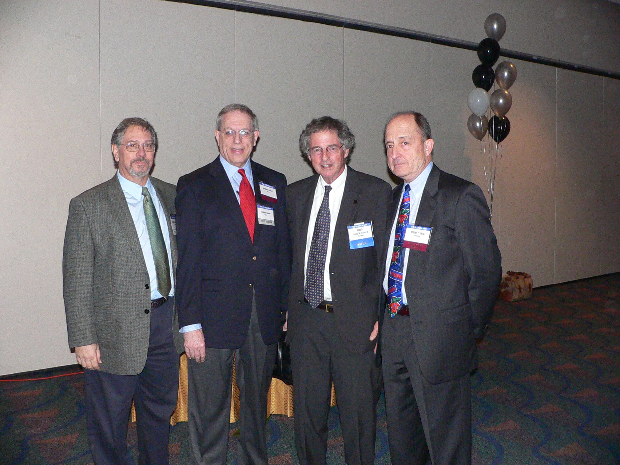 4 lawyers at CLS 30th Anniversary Reception 2007